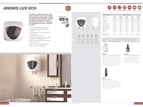 Ariston ANDRIS LUX ECO 15 L Undersink Electric Water Heater