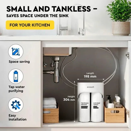 Ecosoft CROSS MAX Tankless Reverse Osmosis Water Filter