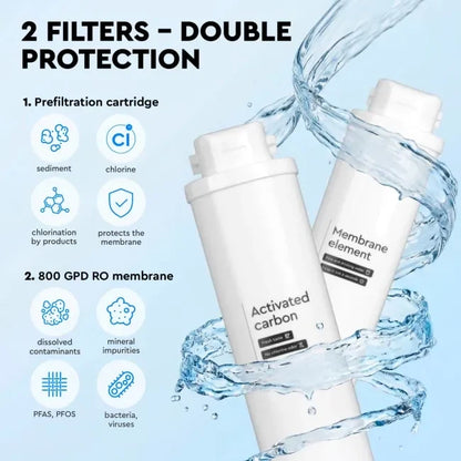 Ecosoft CROSS MAX Tankless Reverse Osmosis Water Filter