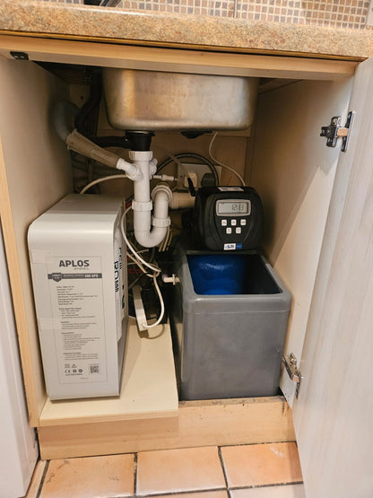 CLACK Softener + Aplos Angel Direct Flow Water Filter
