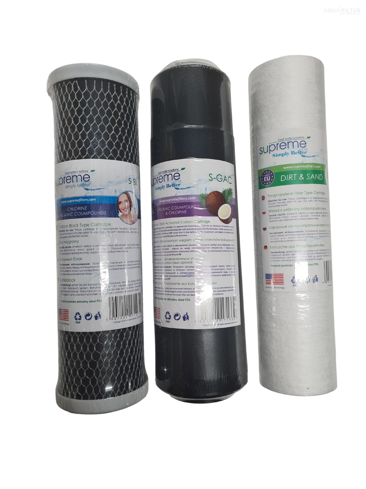 3 Stage Water Filter Replacement Set | Ireland&rsquo;s Best Water Filters